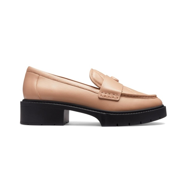 NEW Coach Leah Quilted Loafers Buff Size 7.5 - Picture 2 of 10